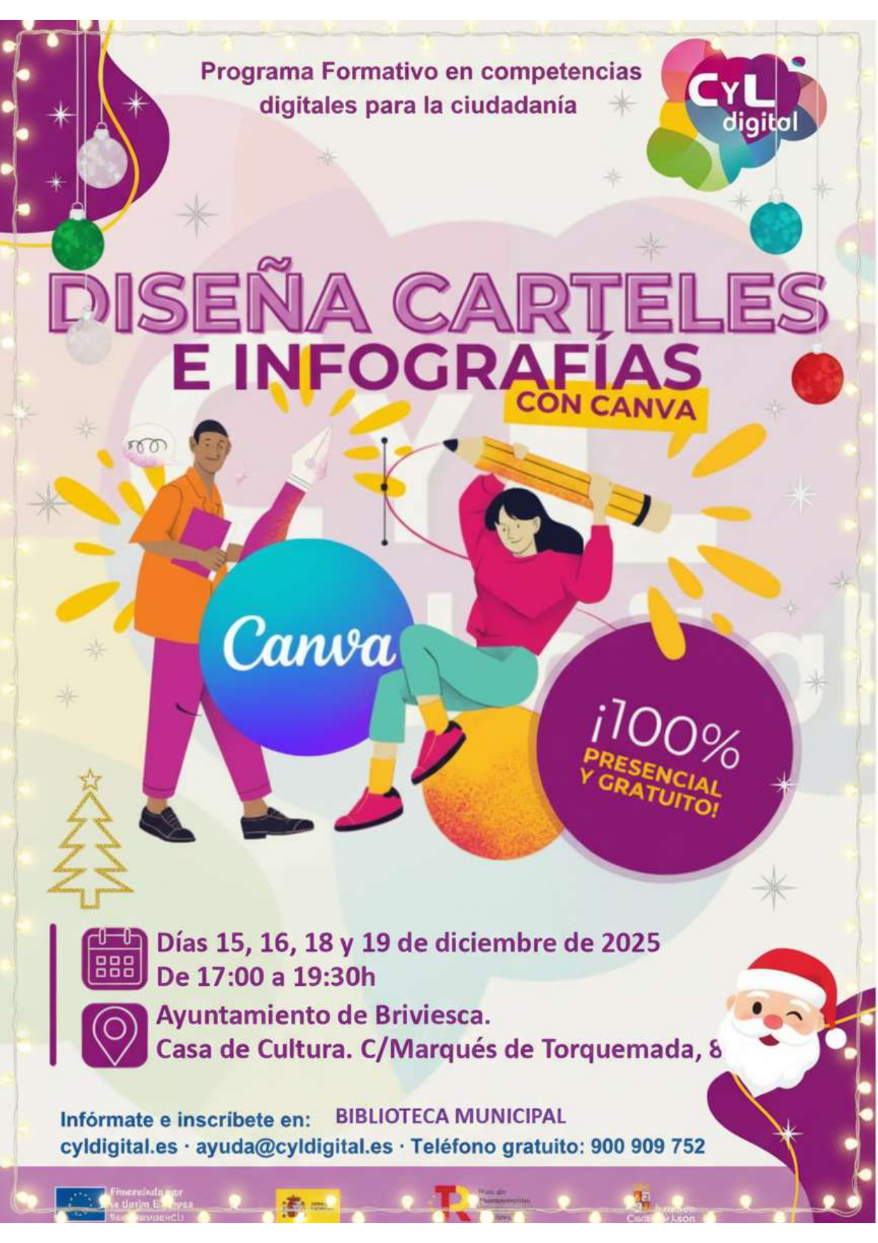 Diseña imágenes y carteles con Canva