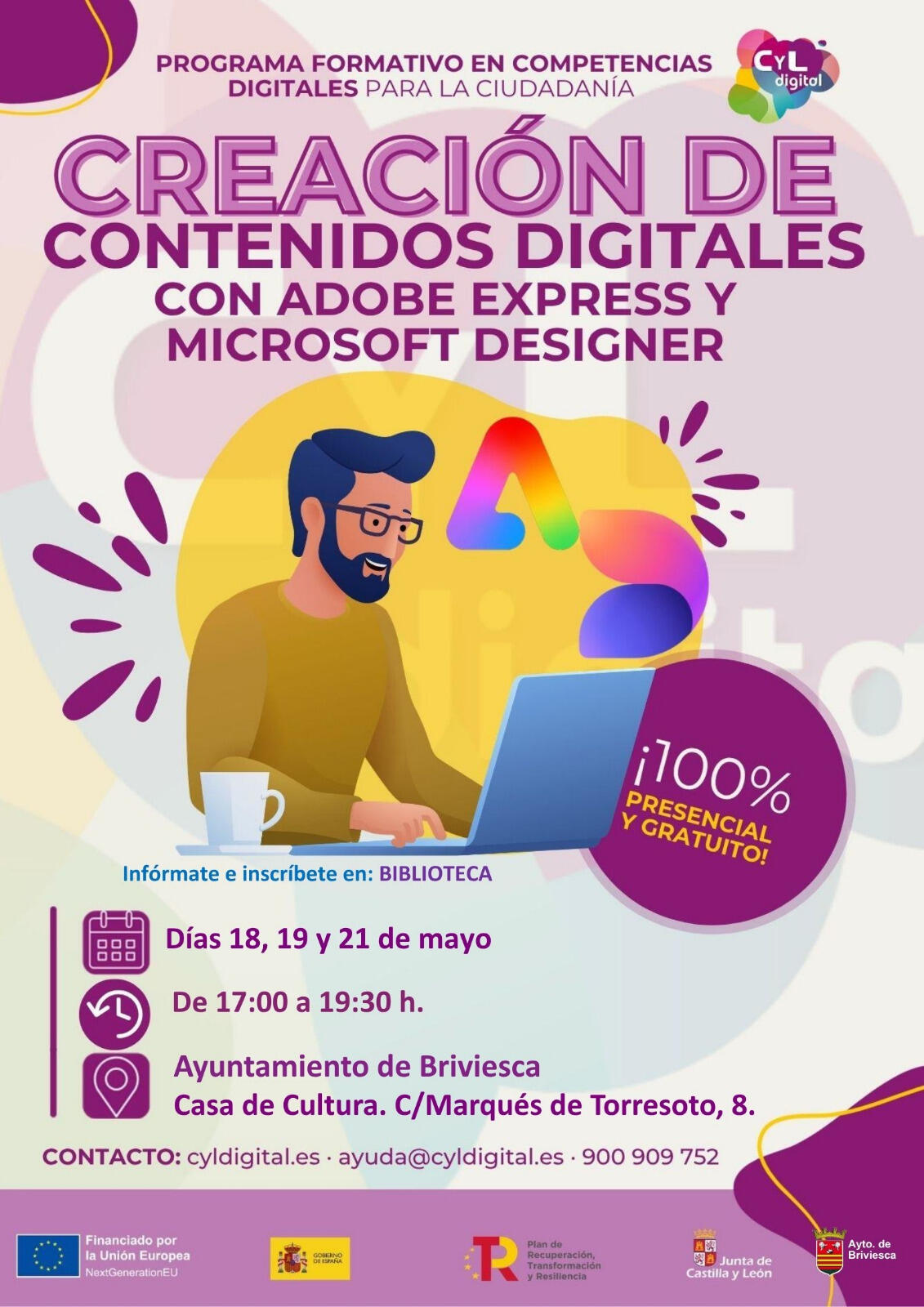 Creación de contenidos digitales - Curso CyLdigital